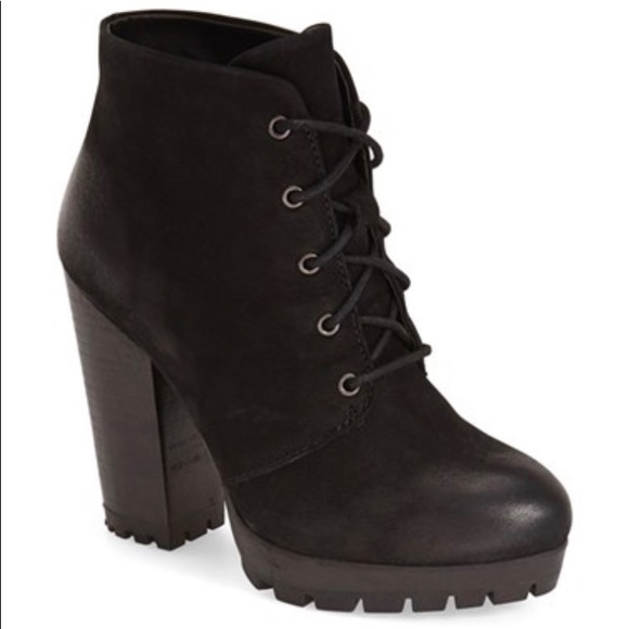 Steve Madden Shoes - STEVE MADDEN Lace Up Lug Sole Boots